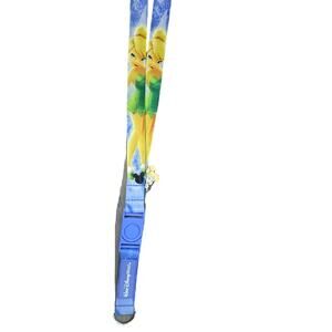 Disney World Parks Peeking Tinker Bell Lanyard Pin and Tinker Bell Lanyard